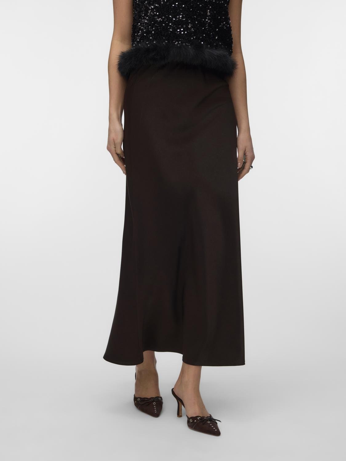 VMCHARM Midi Skirt - Chocolate Torte - VERO MODA & VILA Bergvik